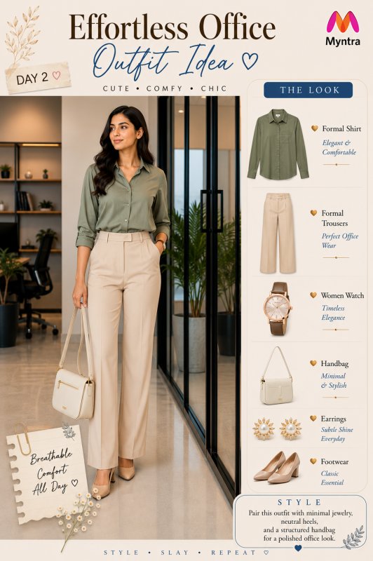 Corporate Style Series | Olive Executive Elegance