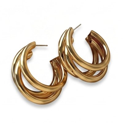 Minimal Gold Hoop Earrings