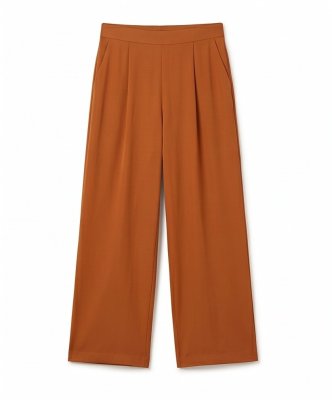 Rust Orange  Straight Fit Ethnic Pants