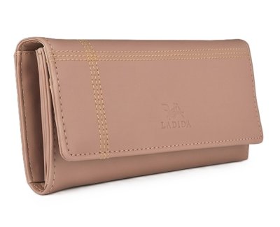 Beige Envelope Clutch Bag