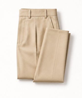 Classic Straight Fit High-Rise Wrinkle Free Trousers